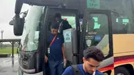 ورود تیم فوتبال امید ایران به ورزشگاه ناگویا
