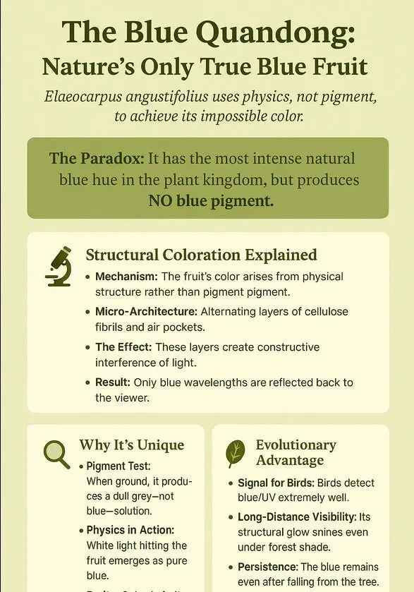 تنها میوه آبی رنگ دنیا چیست و کجا رشد می کند؟