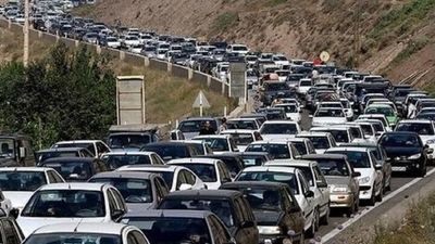  ترافیک سنگین در جاده چالوس، آزادراه تهران–شمال به سمت شمال + ویدئو
