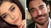 والیبال بازی کردن گلزار با پدرزنش در ویلای لوکس