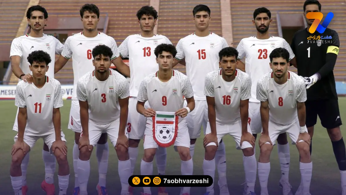 ترکیب جوانان ایران مقابل کره شمالی
