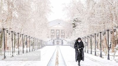 ایران در پوشش سفید برف و باران(گزارش تصویری)