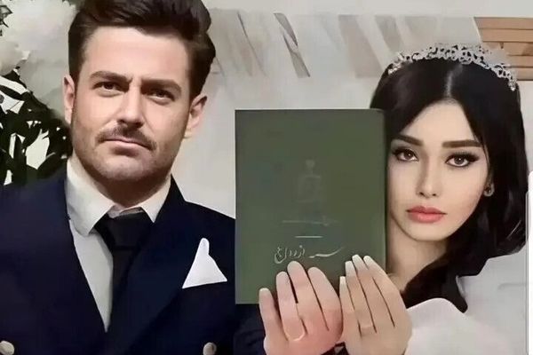 کارت عروسی شیک محمدرضا گلزار و همسرش آیسان+عکس