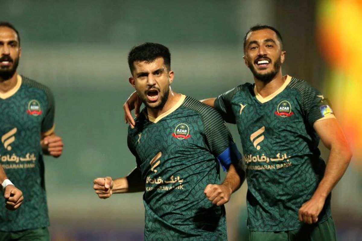 ترکیب شمس آذر مقابل تراکتور