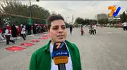  هوادار پرسپولیس: همسرم فکر می کند برای تولدش آمده ام سوپرایزش کنم!