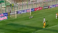گل اول سپاهان به ذوب آهن (محمدمهدی لطفی)