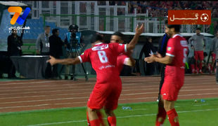 گل دوم پرسپولیس به استقلال خوزستان توسط حسین کنعانی
