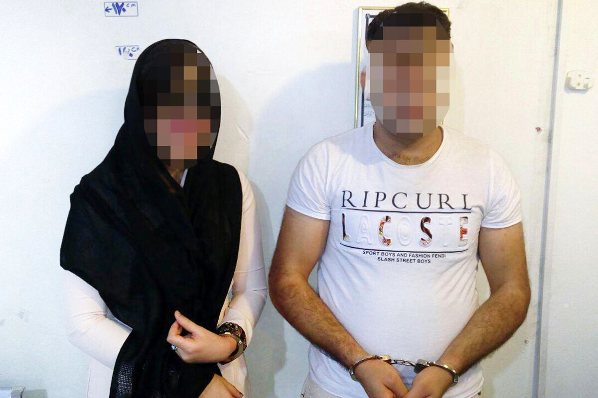 دستگیری زن متأهل با مرد زندار در خودرو