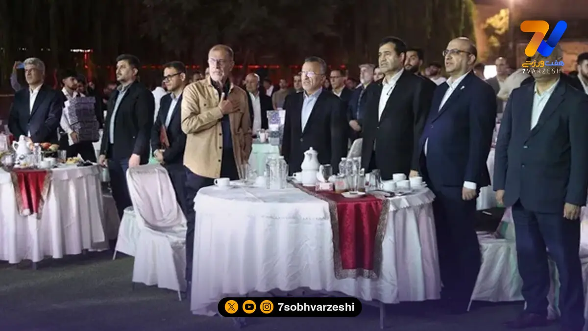 بدرقه کاروان ورزش ایران با حضور دنیامالی