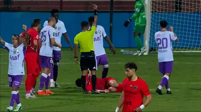 اخراج سعید عزت اللهی در دیدار شباب الاهلی و العین