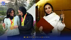 نگاه روز | پز دادن صحرا اسداللهی، پردیس اعبدالمحمدی پس از تمرین