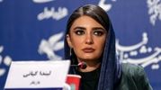 تیپ جذاب لیندا کیانی بازیگر دلدادگان در مراسم هنری