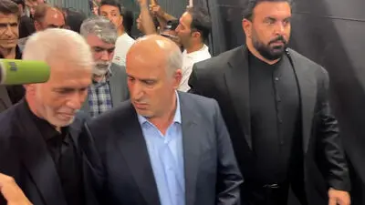 مهدی تاج در مراسم وداع با رهبر شهید: آقا فرموده بود ایران قوی، ورزش قوی می خواهد