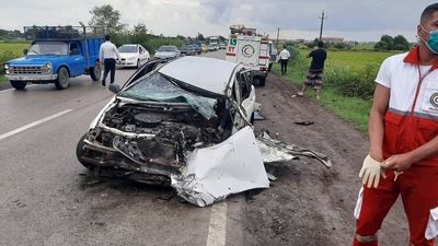 فوت سه دانش آموز مشهدی در تصادف