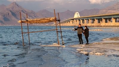 خبر خوب درباره سطح آب دریاچه ارومیه