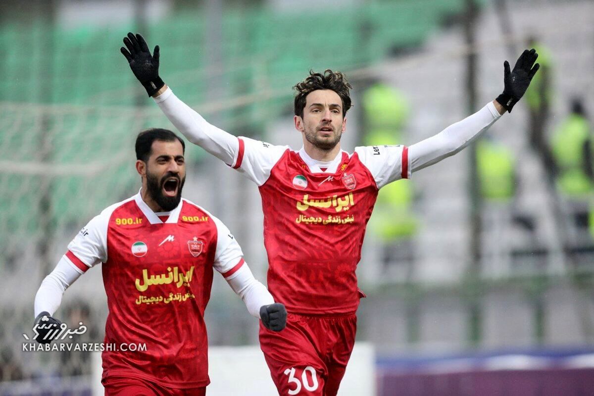 خلاصه بازی ذوبآهن-پرسپولیس؛ پیروزی سخت و بهموقع