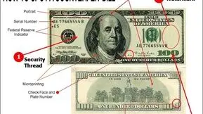 چند روش برای تشخیص دلار تقلبی و واقعی + فیلم