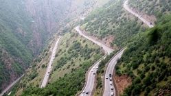 جاده چالوس امروز یکطرفه می‌شود