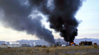 آتش‌سوزی هولناک در شهرک صنعتی عالی نسب بستان آباد