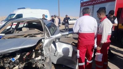 تصادف مرگبار عابر پیاده در بزرگراه آزادگان