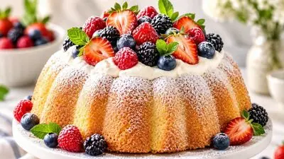 طرز تهیه کیک شیر اسفنجی نرم و پف دار خانگی + آموزش مرحله به مرحله به همراه نکات