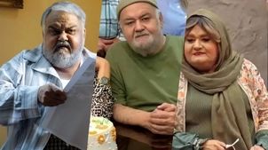 جشن تولد همسر اکبر عبدی در کنار خانواده + عکس