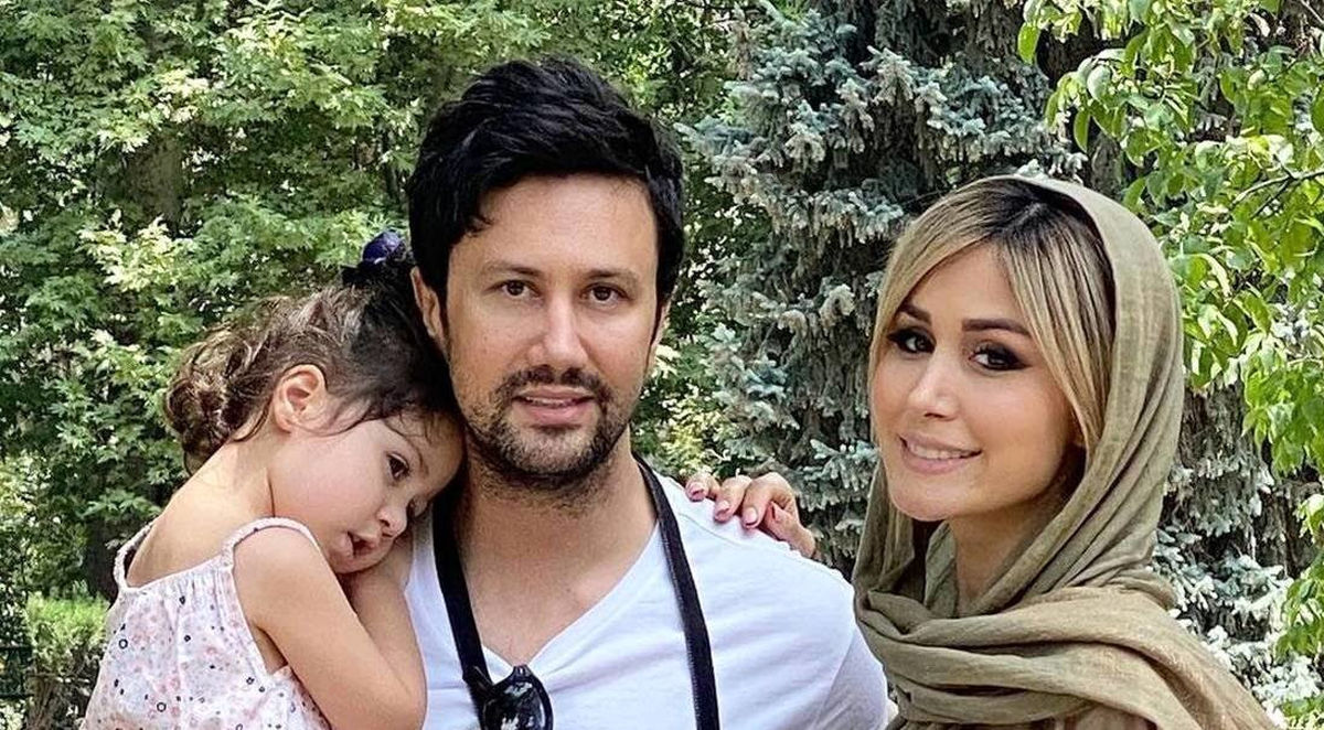 کیک تولد چند طبقه و لاکچری سپیده بزمی پور، همسر خارجی شاهرخ استخری