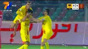  گل اول فولاد به پرسپولیس توسط وحید امیری 