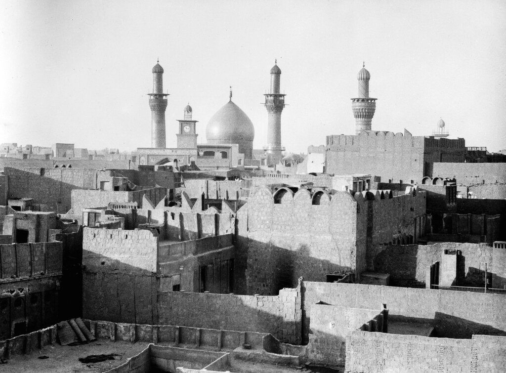 گزارش تصویری | قدیمی‌ترین تصاویر بارگاه امام حسین در کربلا