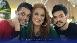 قاب | نسرین مقانلو در چهارمین سالگرد درگذشت پسرش