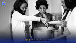 قاب تاریخ| بلایی که دختران کلاس آشپزی سر عکاس آوردند‍‍!