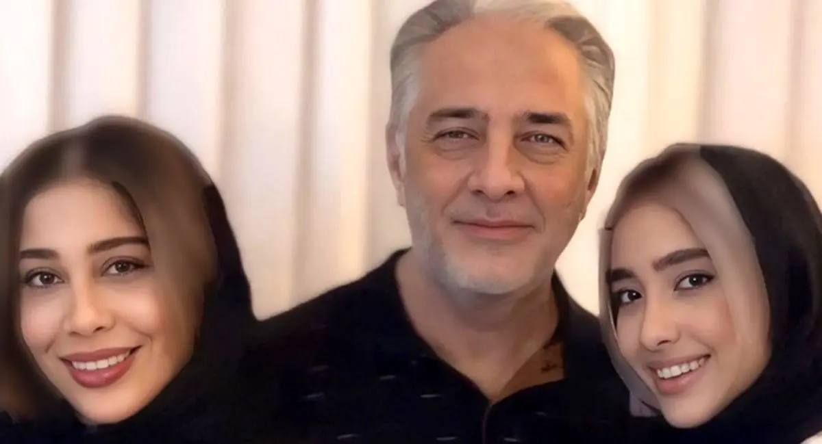 دورهمی شیرین «منوچهر نوذری» با دختر، پسر و نوه هایش