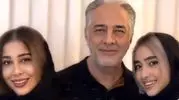 دورهمی شیرین «منوچهر نوذری» با دختر، پسر و نوه هایش