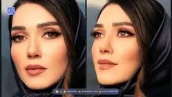 دکوراسیون شیک خانه امروزی شهرزاد کمال زاده /  لوستر طلایی، یخچال و لباسشویی سیلور، کابینت خوش رنگ و ظرف و ظروف گران قیمت خانم بازیگر باسلیقه 