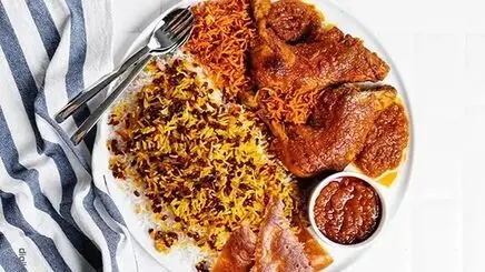 طرز تهیه یک مرغ متفاوت برای زرشک پلو