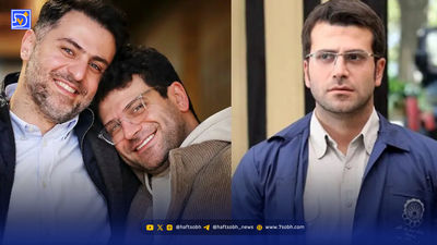 عکس| سفر زمان؛ «جواد جوادی جوان» در کنار «جواد جوادی نوجوان» در پشت‌صحنه «بچه مهندس»