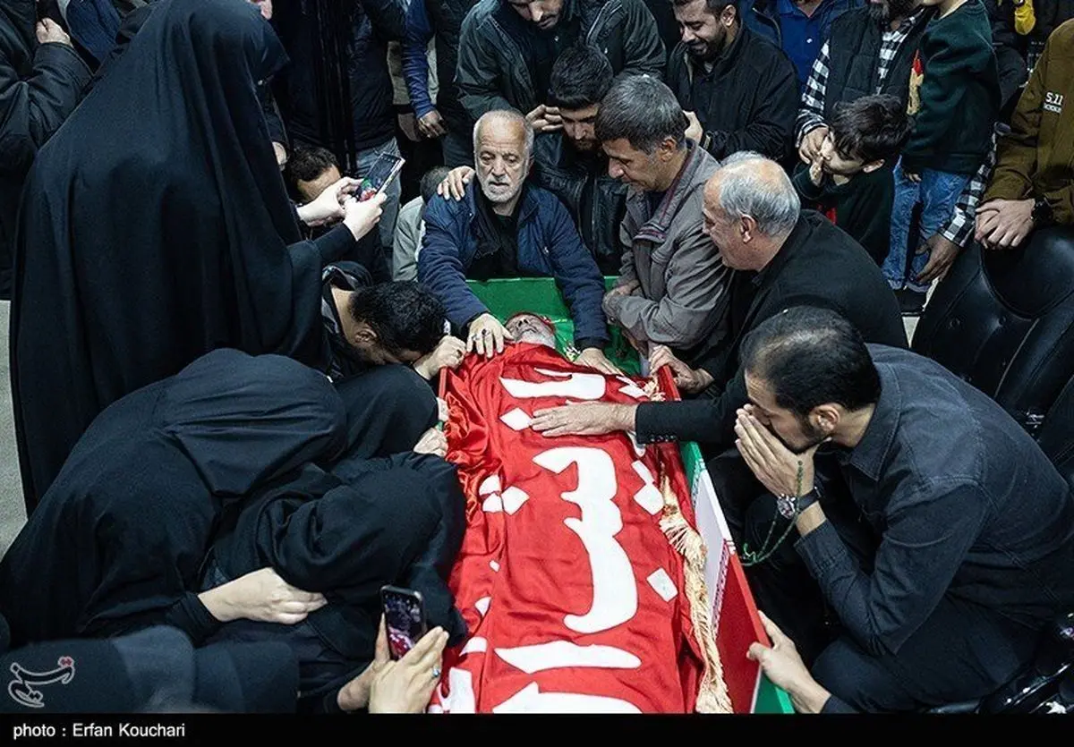 تصاویر تلخ از پیکر سردار سپاه که در حلب سوریه به شهادت رسید