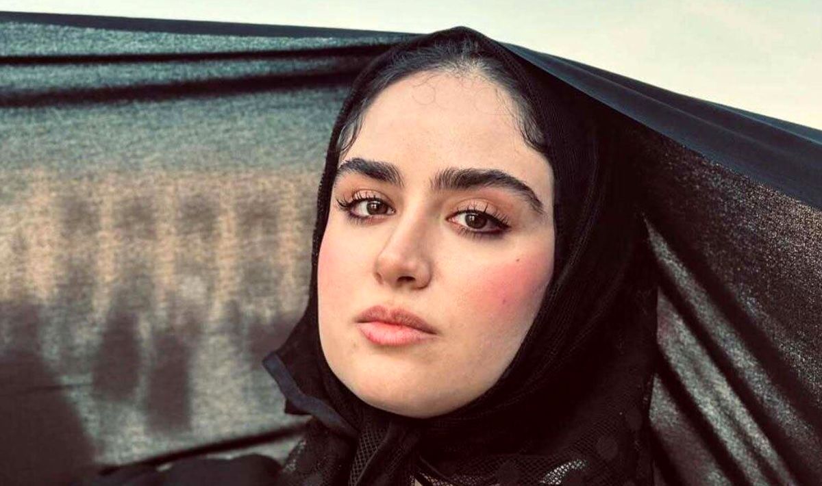 نگین (هانیه غلامی) سریال یزدان در مراسم عاشورا + عکس