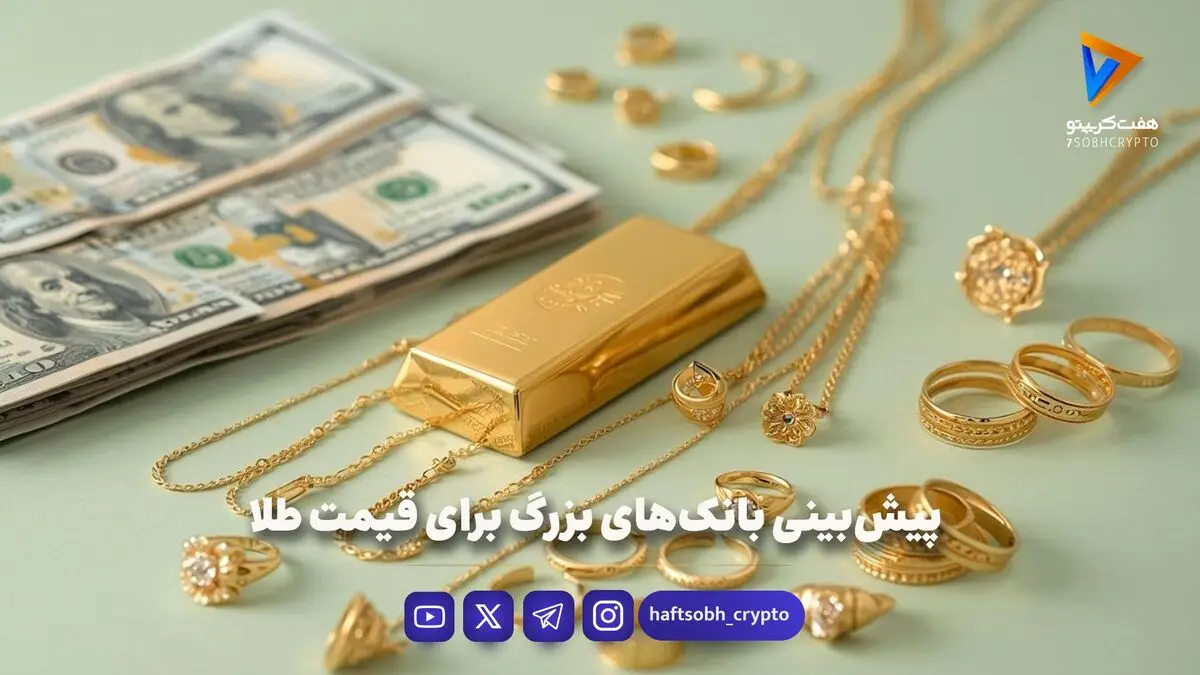 پیش‌بینی بانک‌های بزرگ برای قیمت طلا