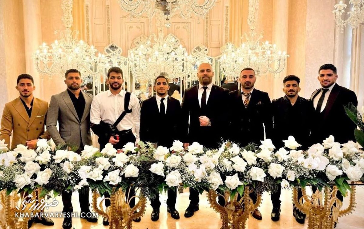 استایل خاص حسن یزدانی در مراسم عروسی رحمان عموزاد + عکس