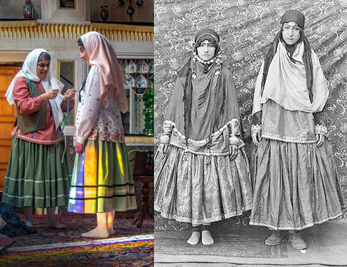 نگاهی به پوشش زنان «بامداد خمار» در گذار از قاجار به پهلوی