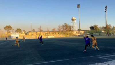 نگین زندی با عصا به زمین برگشت