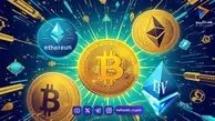  قیمت بیت‌کوین و اتریوم امروز پنجشنبه ۱۲ شهریور ۱۴۰۵/ افزایش قیمت بیت‌کوین 