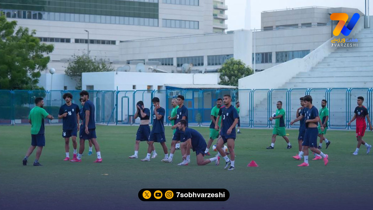 تمرین شاگردان روانخواه در باشگاه ایرانیان دبی