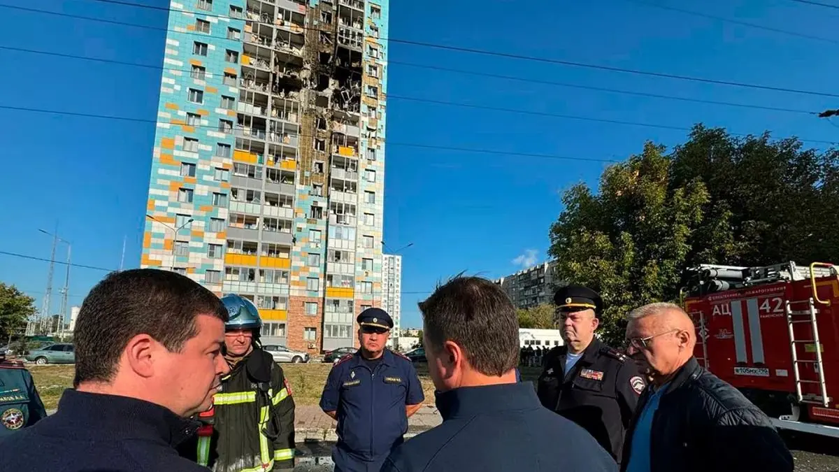 در نزدیکی یک مجتمع مسکونی در مسکو یک پهباد اوکراینی منفجر شد (ویدیو)