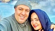 تهران گردی نرگس محمدی به همراه علی اوجی و خواهرش