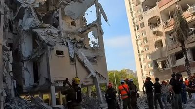 شادی فلسطینیان‌ هنگام مشاهده‌ موشک‌‌های ایران (ویدیو)
