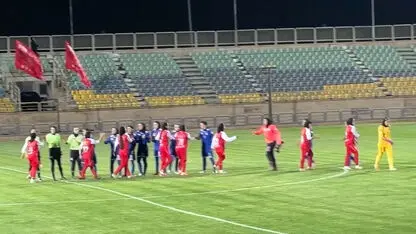 پایان بازی و صدرنشینی پرسپولیس در لیگ زنان با برتری یک گله برابر وارش