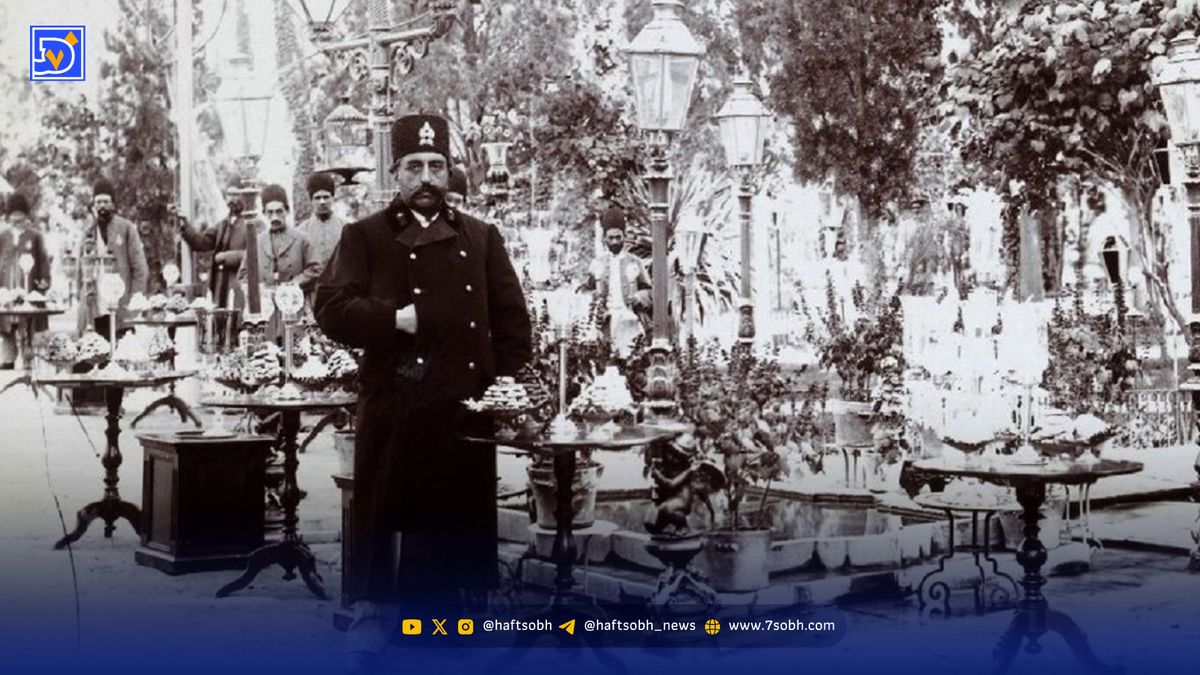 سفر در زمان؛ مظفرالدین شاه و همراهانش در پارکی در فرانسه؛ ۱۲۴ سال پیش