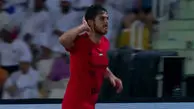 گل اول شباب الاهلی به العین توسط سردار آزمون